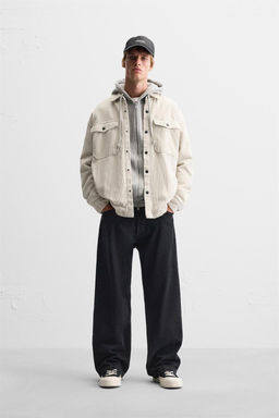 PADDED CORDUROY OVERSHIRT - Zara фото 19