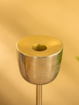 Подсвечник «Факел», 31 см, алюминий, золото