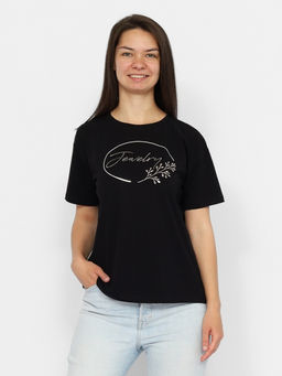 CRB wear/CSMW 60271-22 Футболка женская,черный/Ex.Cherubino фото 3