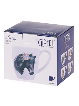 52840 GIPFEL Кружка BETSY 400 мл. Материал: фарфор. Цвет: белый.