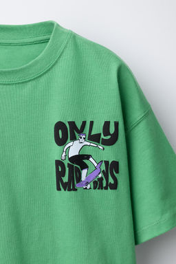 SKATER PRINT T-SHIRT - Zara фото 3