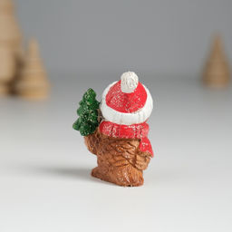 Фигурка полистоун «Совушка в красном колпаке», 3.5×3×4.5 см, МИКС