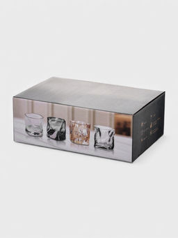 Набор стаканов IceBar.Gold, 250 мл, 6 шт., золотая отводка, стекло, прозрачный