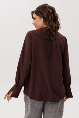 Блуза ANELLI 1679 пряный какао  фото 3