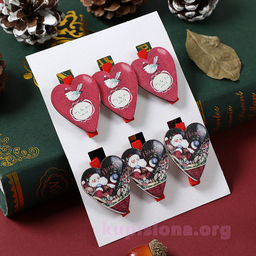 Набор прищепок Новогодние - Купи слона фото 5