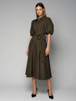 Платье женское 12521-35149 khaki - Maxroses фото 2