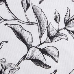 Фартук Доляна Plant leaves 60×70 см, цвет лент - микс, 100% хл, рогожка 164 г/м²