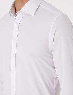 Beyaz Ekstra Slim Fit Uzun Kollu G_mlek