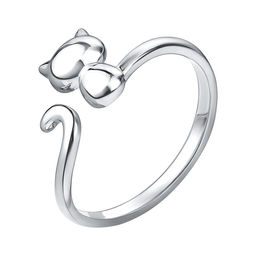 Кольцо из серебра без вставки, Л-10436