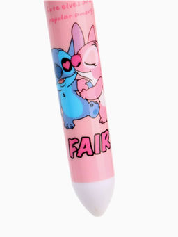 Ручка многоцветная, 10 цветов, «Стич», розовый