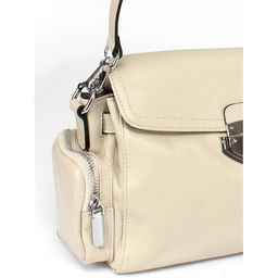 Сумка женская натуральная кожа GU 2033-3626, 1отд, плечевой ремень, бежевый SALE 259846 - Adelia фото 9