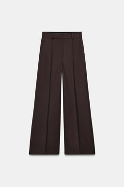 MINIMALIST WIDE-LEG TROUSERS ZW COLLECTION - Zara фото 7