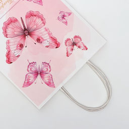 Цена за 2 шт. Пакет подарочный крафтовый Прекрасных моментов 18?8?25 см, 120 г/м? - UPAK LAND фото 3