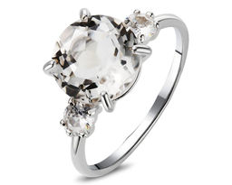 Кольцо, горный хрусталь, СПН15