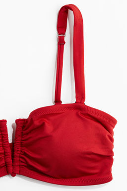 Top de bikini bandeau con relleno - H&m фото 4