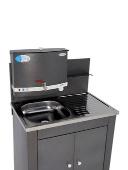 Умывальник «Акватекс» Дуэт, с ЭВН, нержавеющая мойка, 1250 Вт, 17 л, аквамикс