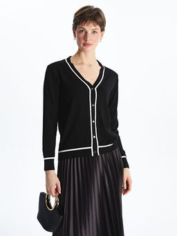 V Yaka Kad?n Triko H?rka