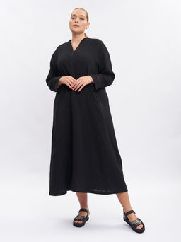 Платье из муслина с кружевом PP68001BLK01 - Артесса фото 11