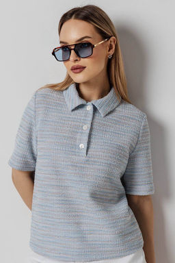 Блузка женская 4527/02/Голубой
