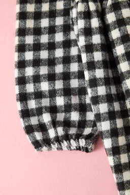 K?rm?z? K?z Cocuk Ekose / Kareli Regular Dokuma Elbise TKDAW25EL00004 - Trendyolmilla фото 14