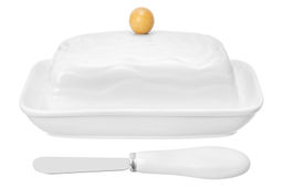 Масленка 16*12,2*8,3 см Айсберг волны + нож - Elan gallery фото 11