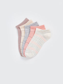 ?izgili Kad?n Patik ?orap 5li