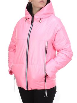 8278 PINK Куртка демисезонная женская BAOFANI (100 гр. синтепон) - Fashion фото 3