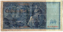 100 марок 1910 года Германия