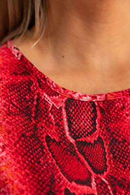 Блузка ТБ-97ш красный