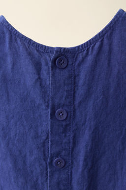 VESTIDO 100% LINO CREATED BY CARAMEL LONDON X ZARA / Azul?n  фото 4
