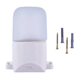 UWL-K02R 60W/E27 IP65 WHITE Светильник влагозащищенный под лампу Е27, наклонный, для бань и саун, до +125С. Цвет корпуса белый. ТМ Uniel