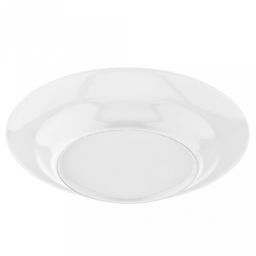 Тарелка мелкая фарфоровая "Алый мак" д175мм, h25мм, гладкий край (Россия)