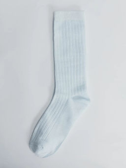 Носки в рубчик высокие / Zarina