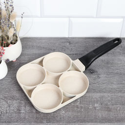 Сковорода для завтрака 17,5x17.5 см / RSD-56 /уп 24/ антипригар гранит Бакелит - Галеонтрейд фото 2