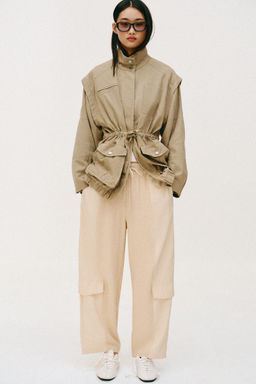 PANTAL?N BARREL COMBINADO / Arena / Vigor?