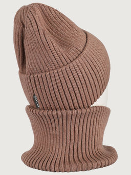 Комплект шапка и снуд 12з16525 орех