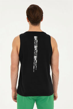 Мужская черная футболка с круглым вырезом - U.s. polo assn фото 5