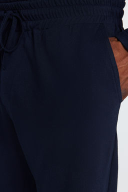 TRENDYOL MAN Lacivert Regular Fit Bask?l? Orme Buyuk Beden Pijama Tak?m? TMNAW24AI00000 - Trendyolmilla фото 6