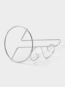 Держатель для бумажных полотенец настольный Доляна «Волна», 14×14×29 см, хром