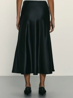 Атласная юбка миди / Zarina  фото 5