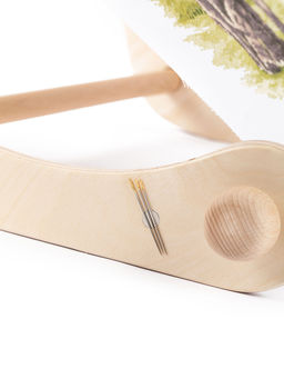 Gamma PRM 40 х 35 см пяльцы-рамка прямоугольные дерево натуральное дерево фото 4