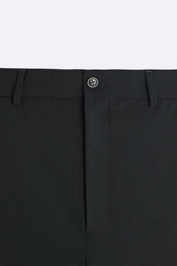 STRAIGHT-LEG WOOL BLEND TROUSERS - Zara фото 8