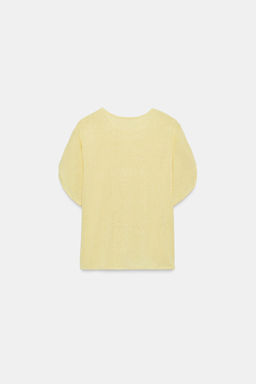 TOP R?STICO MANGA CAPA / Amarillo claro - Zara фото 6