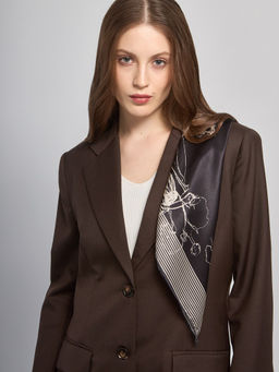 Платок жен. шелк 53х53 SS03-8358-01 - Eleganzza фото 2