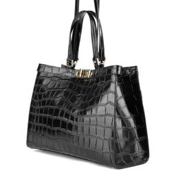 6623 black, Женская кожаная сумка, Barcelo Biagi