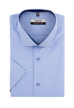Сорочка мужская короткий рукав GREG 224/109/5025/Z/1p  фото 2