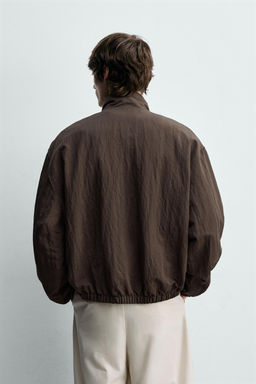 CAZADORA BOMBER FLUIDA REVERSIBLE / Marr?n - Zara фото 3