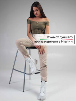 Ботинки EDART 346.чанки w. Белый бартон фото 23