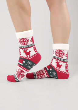 (CLE) Д927Т носки жен. НГ травка (ЧЗ)