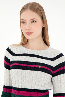 Женский темно-синий свитер Неожиданная скидка в корзине - U.s. polo assn фото 9